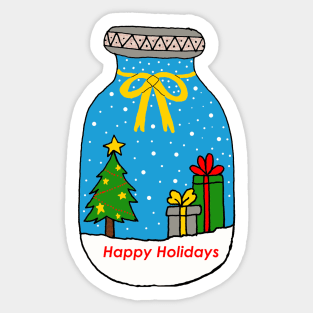 Christmas Jar Sticker